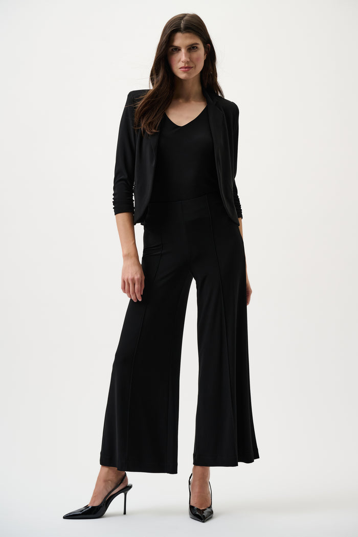 Joseph Ribkoff | Classic Pull-On Wide Leg Pant - Black 251017CO