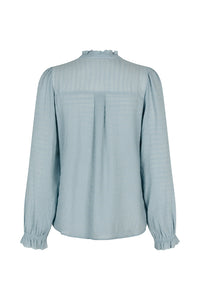 Lollys Laundry | ArielLL Shirt LS - Dusty Blue