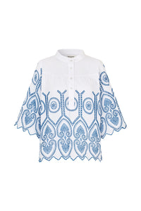 Lollys Laundry | LouiseLL Blouse SS - White