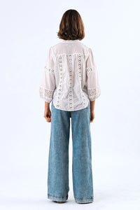 Lollys Laundry | JuneLL Shirt LS - White