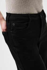 Joseph Ribkoff | Goldie | Classic Wide-Leg Stretch Jeans - Black251968BCO