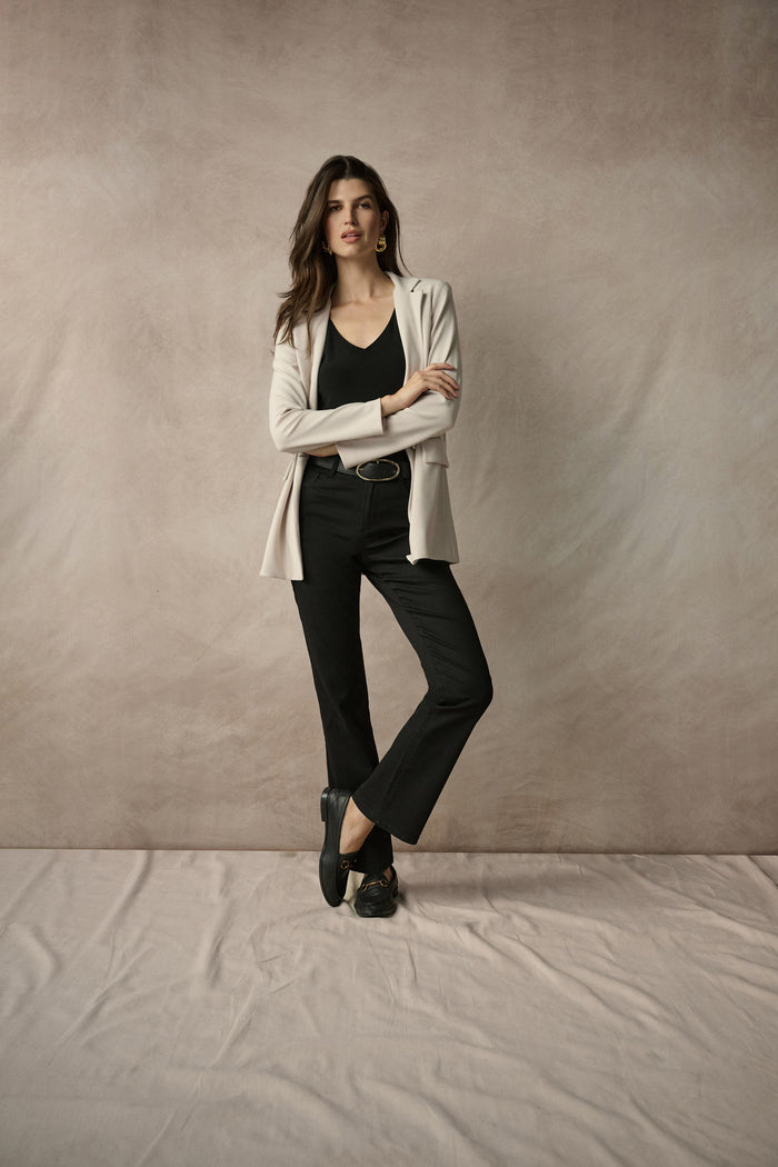 Joseph Ribkoff | Goldie | Classic Wide-Leg Stretch Jeans - Black251968BCO
