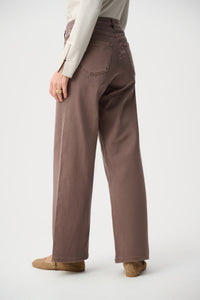 Joseph Ribkoff | Goldie | Classic Wide-Leg Stretch Jeans - Vintage Rose 251968F26
