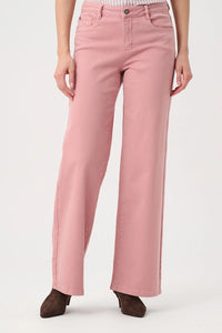 Joseph Ribkoff | Goldie | Classic Wide-Leg Stretch Jeans - Vintage Rose 251968F26