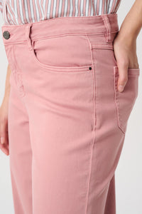 Joseph Ribkoff | Goldie | Classic Wide-Leg Stretch Jeans - Vintage Rose 251968F26