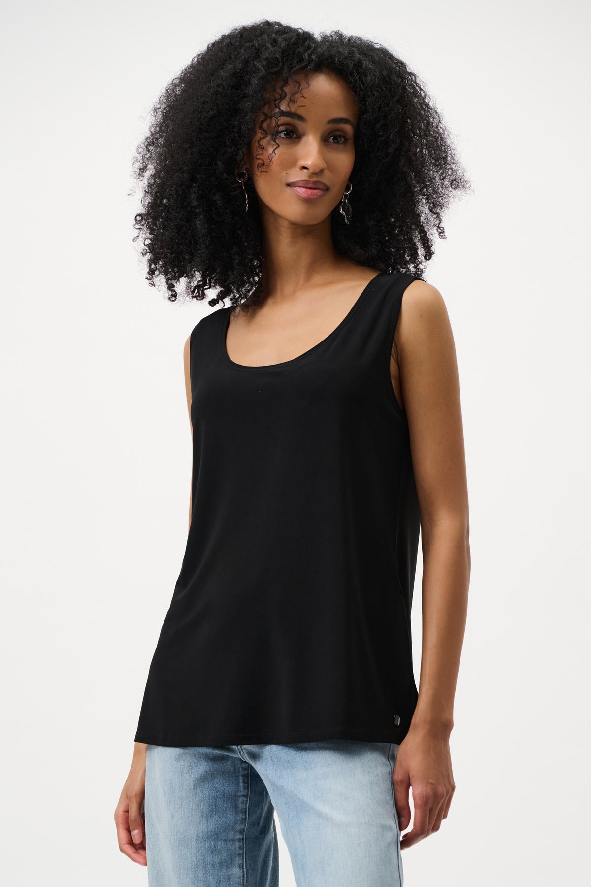 Joseph Ribkoff | Classic Scoop Neck Camisole - Black 251970CO