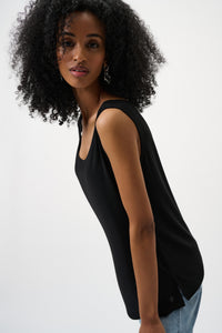 Joseph Ribkoff | Classic Scoop Neck Camisole - Black 251970CO