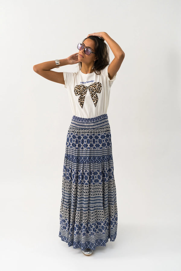 Lollys Laundry | RomaLL Tee SS - White 25213-1010