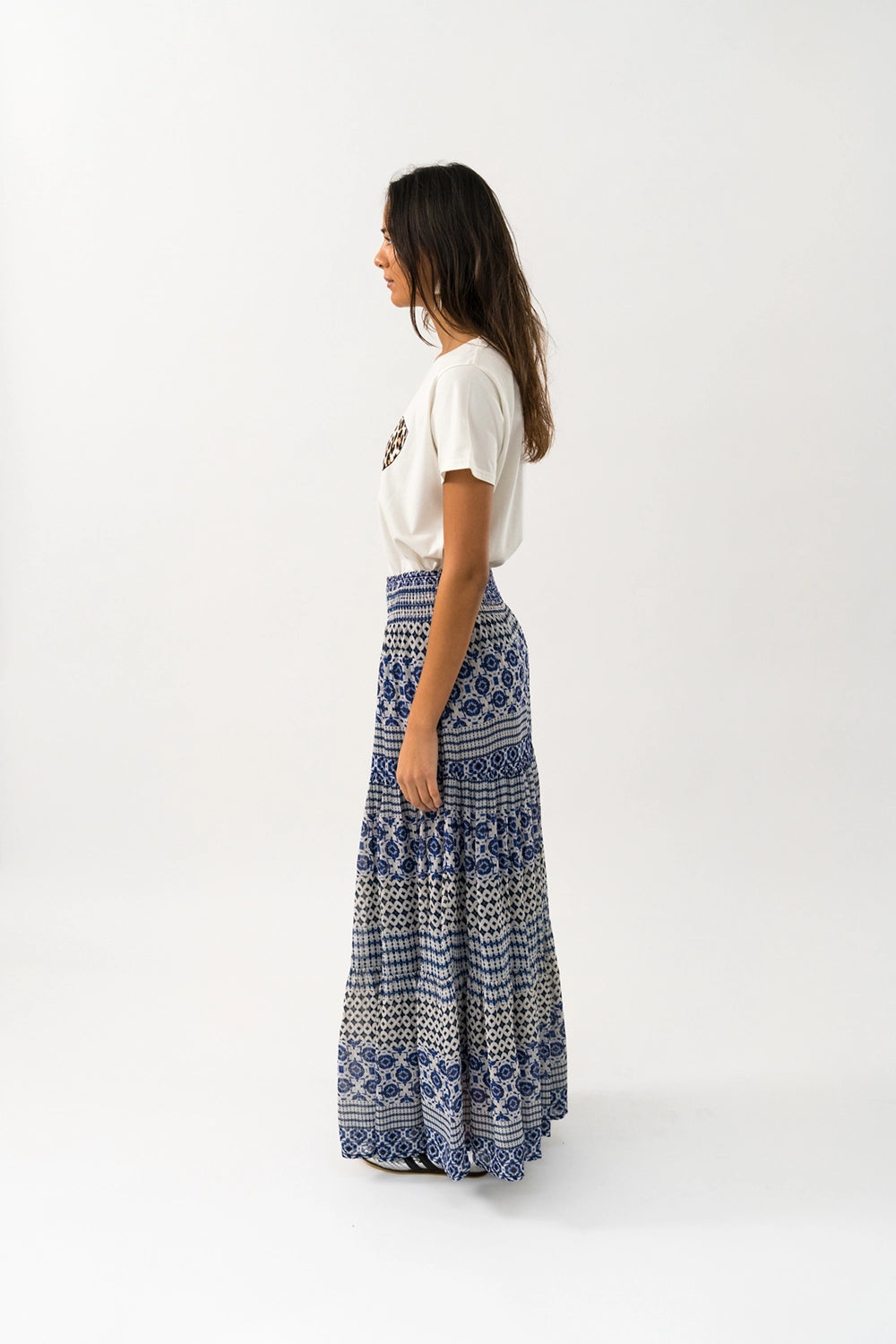 Lollys Laundry | RomaLL Tee SS - White 25213-1010