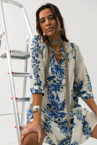 Lollys Laundry | SabineLL Short Dress SS - Blue