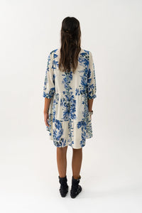 Lollys Laundry | SabineLL Short Dress SS - Blue