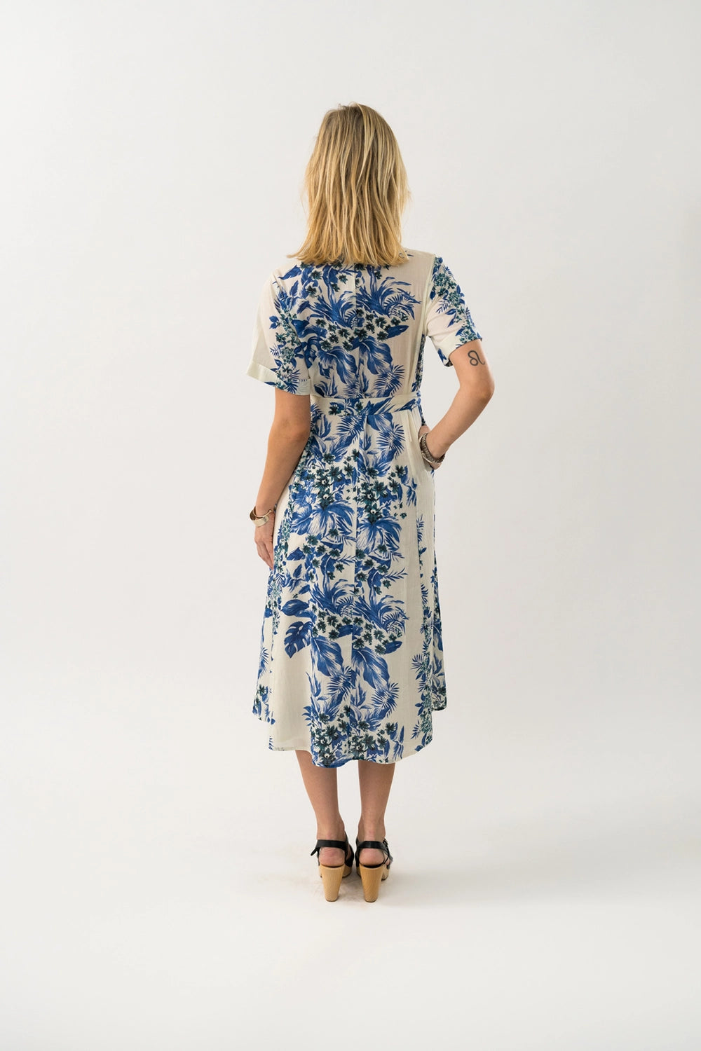 Lollys Laundry | BlakeLL Maxi Dress LS - Blue