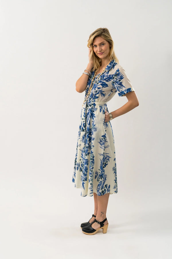 Lollys Laundry | BlakeLL Maxi Dress LS - Blue