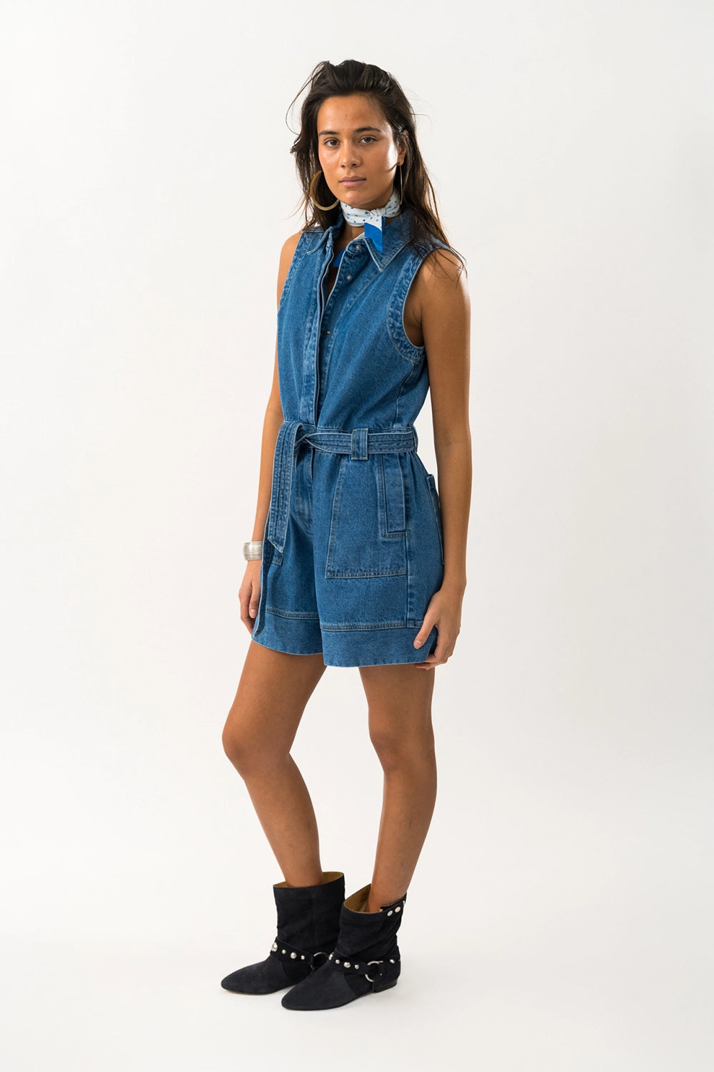 Lollys Laundry | CoraLL Jumpsuit SL - Blue