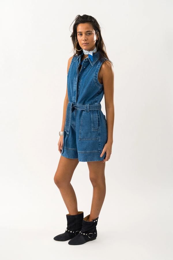 Lollys Laundry | CoraLL Jumpsuit SL - Blue