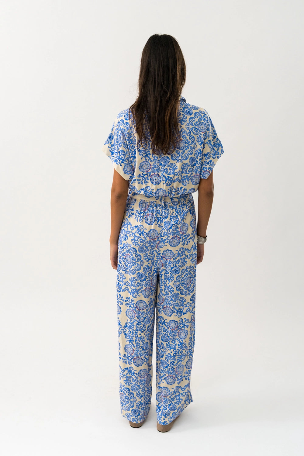Lollys Laundry | MathildeLL Jumpsuit SS - Light Blue