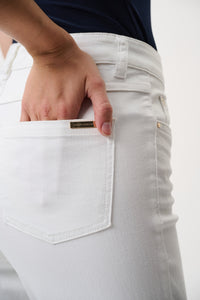 Joseph Ribkoff Margot Classic Straight Leg Jeans in White