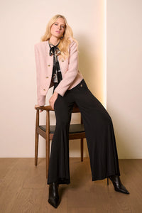 Joseph Ribkoff | Moss Crepe Knit Flared Pants 254178