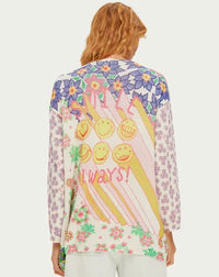 ME369 | Mykonos Printed Cardigan - Markers 126S91209