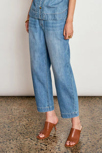 ZOE KRATZMANN | ASCEND PANT | MID WASH DENIM