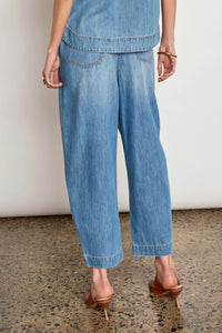 ZOE KRATZMANN | ASCEND PANT | MID WASH DENIM