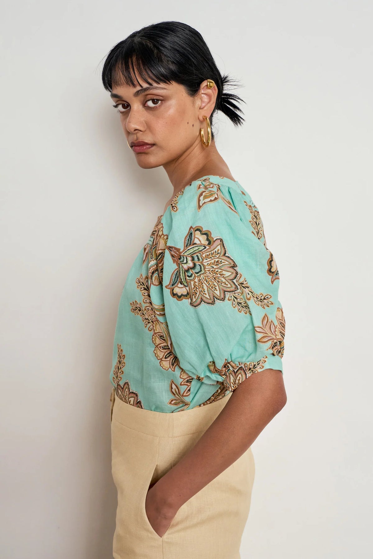 ZOE KRATZMANN | GRACE TOP | MINT KGARI