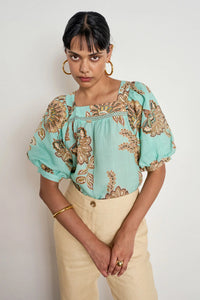 ZOE KRATZMANN | GRACE TOP | MINT KGARI