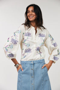 Lollys Laundry | FaithLL Blouse 3/4 - Creme