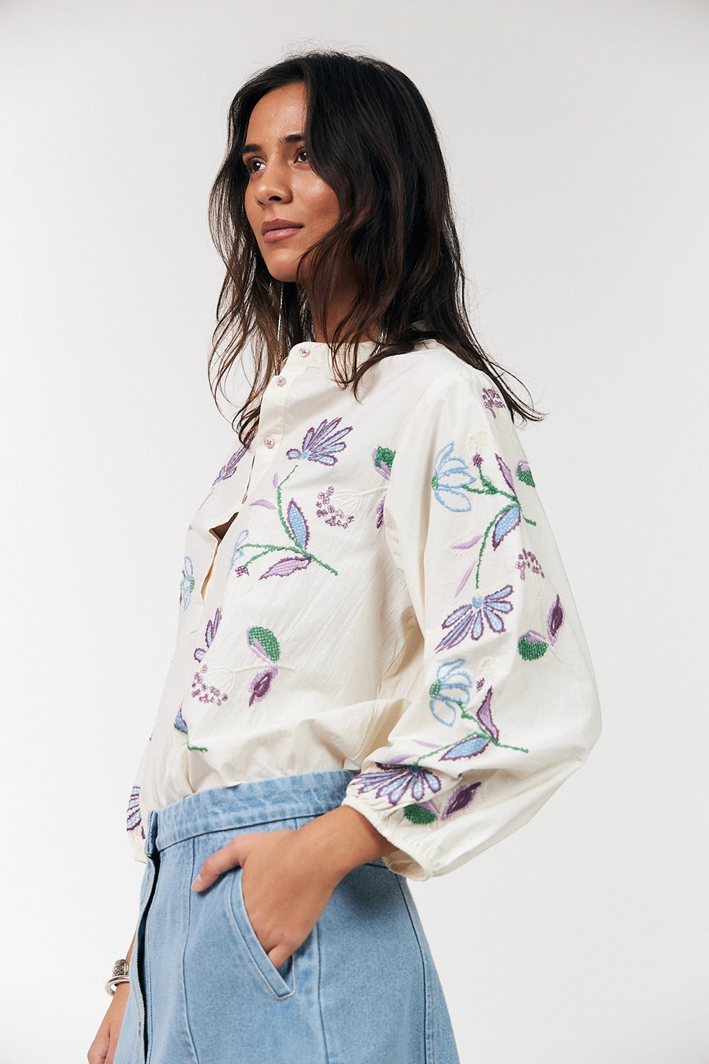 Lollys Laundry | FaithLL Blouse 3/4 - Creme