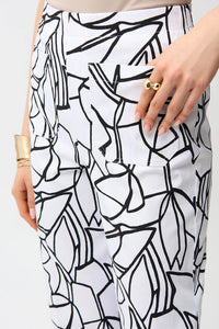 Joseph Ribkoff | Millennium Abstract Print Wide Leg Pull-On Pants 261026