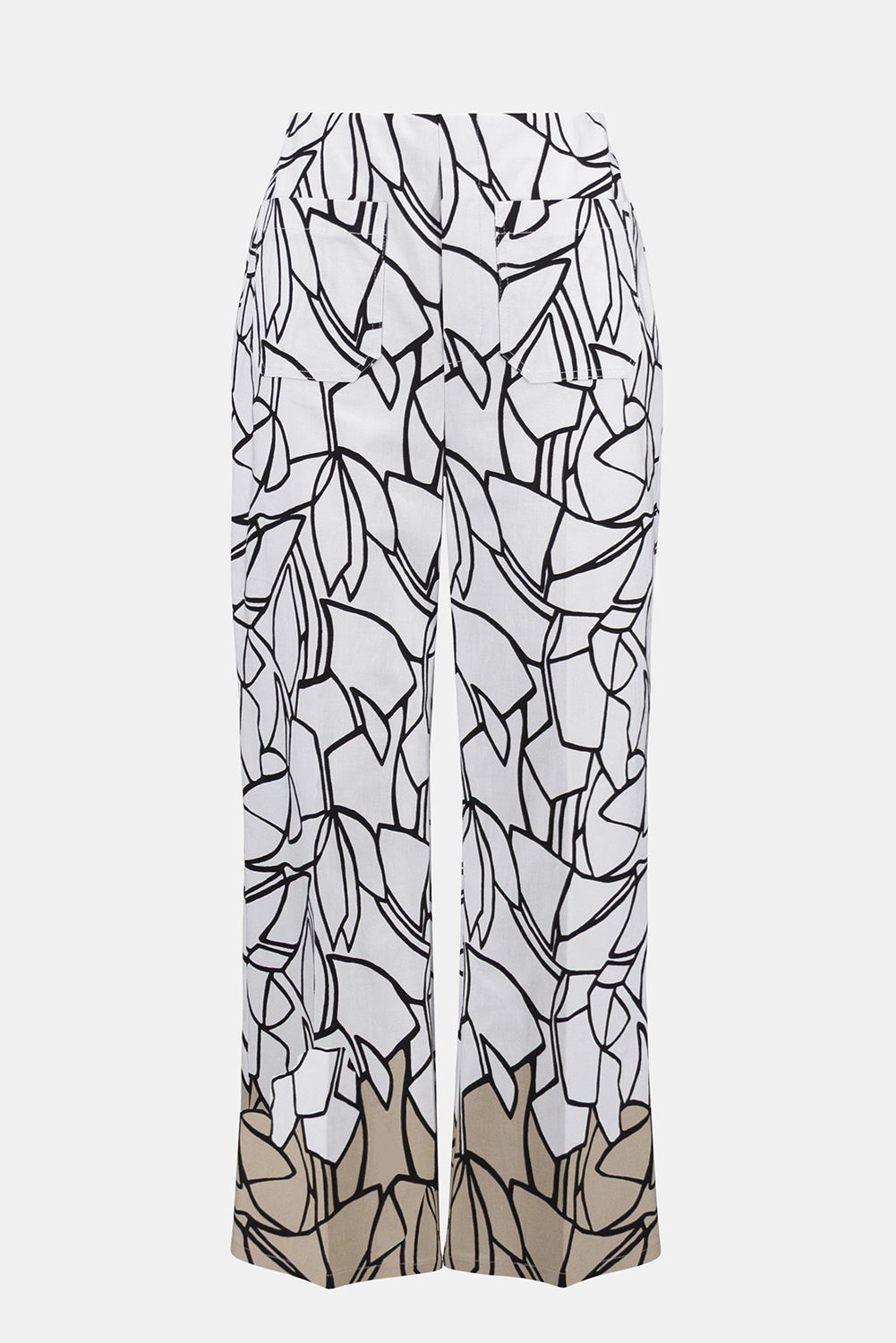 Joseph Ribkoff | Millennium Abstract Print Wide Leg Pull-On Pants 261026
