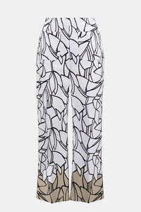 Joseph Ribkoff | Millennium Abstract Print Wide Leg Pull-On Pants 261026