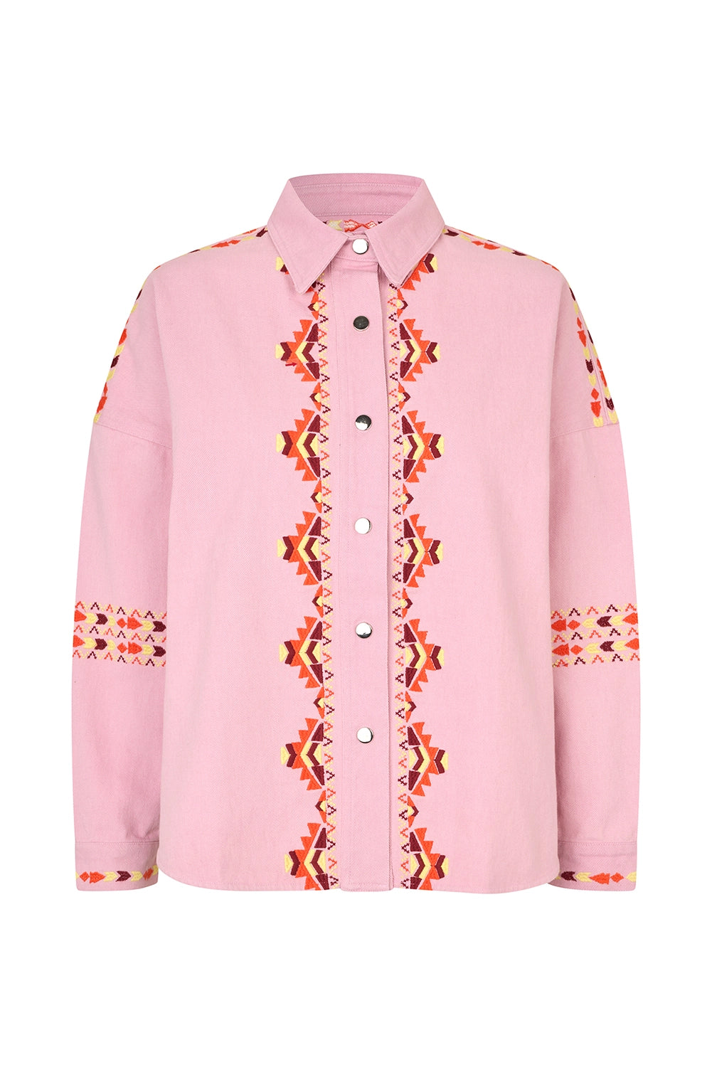 Lollys Laundry | VeidaLL Overshirt LS - Pink