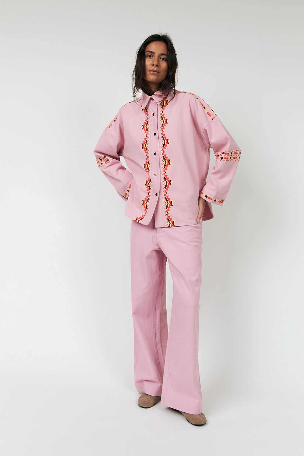 Lollys Laundry | VeidaLL Overshirt LS - Pink