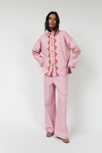 Lollys Laundry | VeidaLL Overshirt LS - Pink