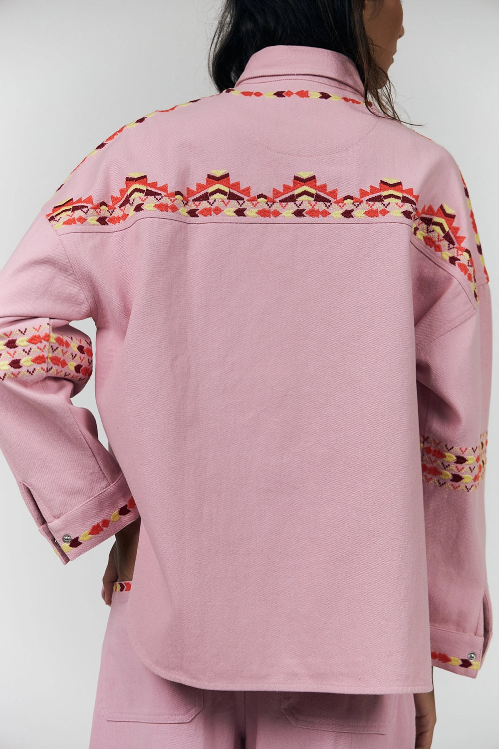 Lollys Laundry | VeidaLL Overshirt LS - Pink