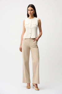 Joseph Ribkoff | Millennium Wide Leg Pull-On Pants - Parchment 261040