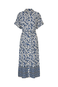 Lollys Laundry | BlakeLL Midi Dress SS - Blue
