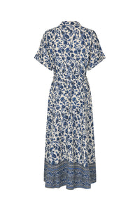 Lollys Laundry | BlakeLL Midi Dress SS - Blue