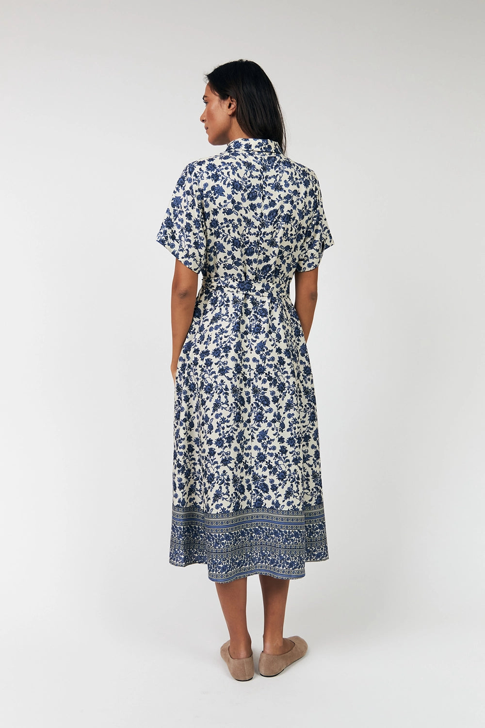 Lollys Laundry | BlakeLL Midi Dress SS - Blue