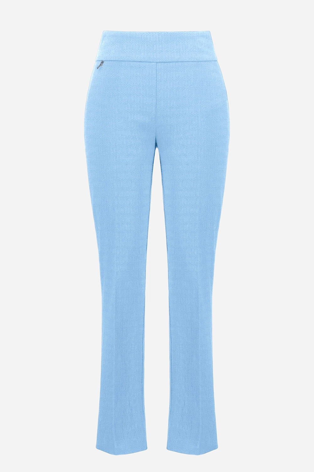 Joseph Ribkoff | Jacquard Straight Pull-On Pants - Sky Blue 261148