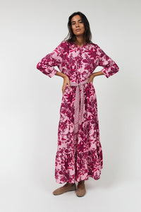 Lollys Laundry | NeeLL Maxi Dress 3/4 - Pink