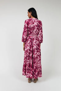 Lollys Laundry | NeeLL Maxi Dress 3/4 - Pink