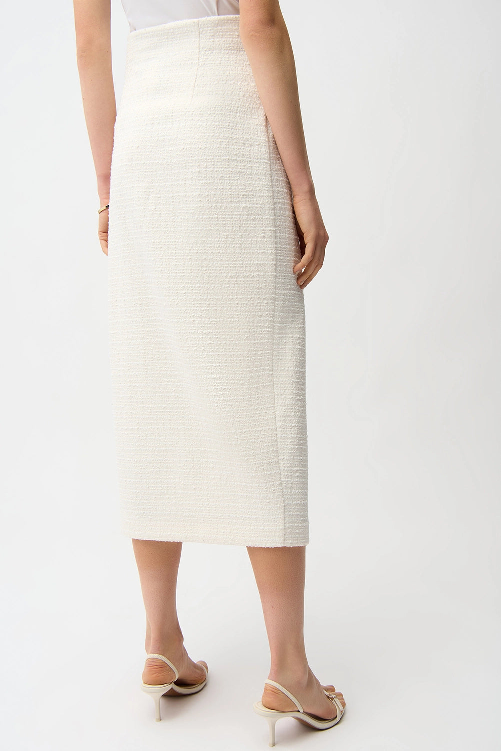 Joseph Ribkoff | Bouclé Pencil Skirt With Gold Buttons 261301
