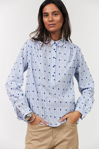 Lollys Laundry | LariLL Shirt LS - Dark Blue