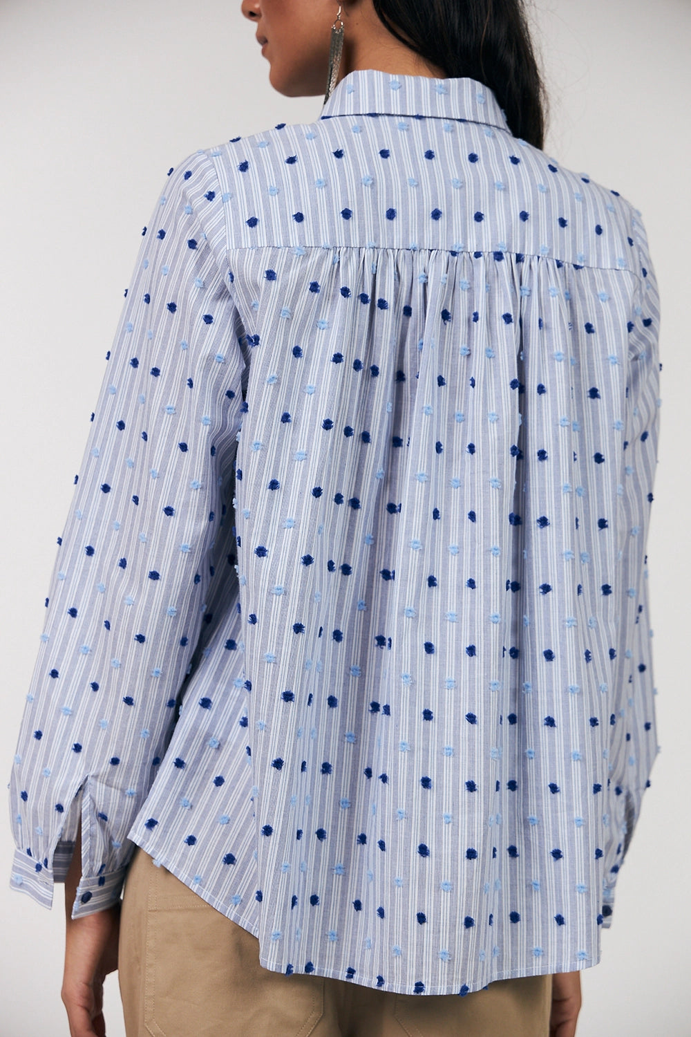 Lollys Laundry | LariLL Shirt LS - Dark Blue