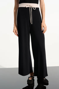 Joseph Ribkoff | Silky Knit Color Block Wide Leg Pull-On Pants 261612