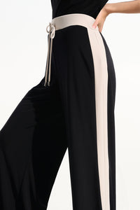 Joseph Ribkoff | Silky Knit Color Block Wide Leg Pull-On Pants 261612