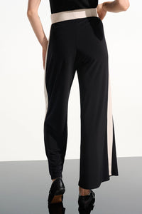 Joseph Ribkoff | Silky Knit Color Block Wide Leg Pull-On Pants 261612
