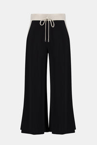 Joseph Ribkoff | Silky Knit Color Block Wide Leg Pull-On Pants 261612
